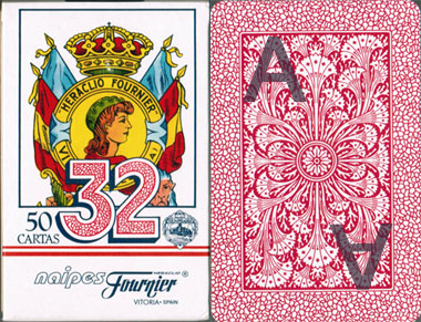 Fournier No.12 Design označeny karty